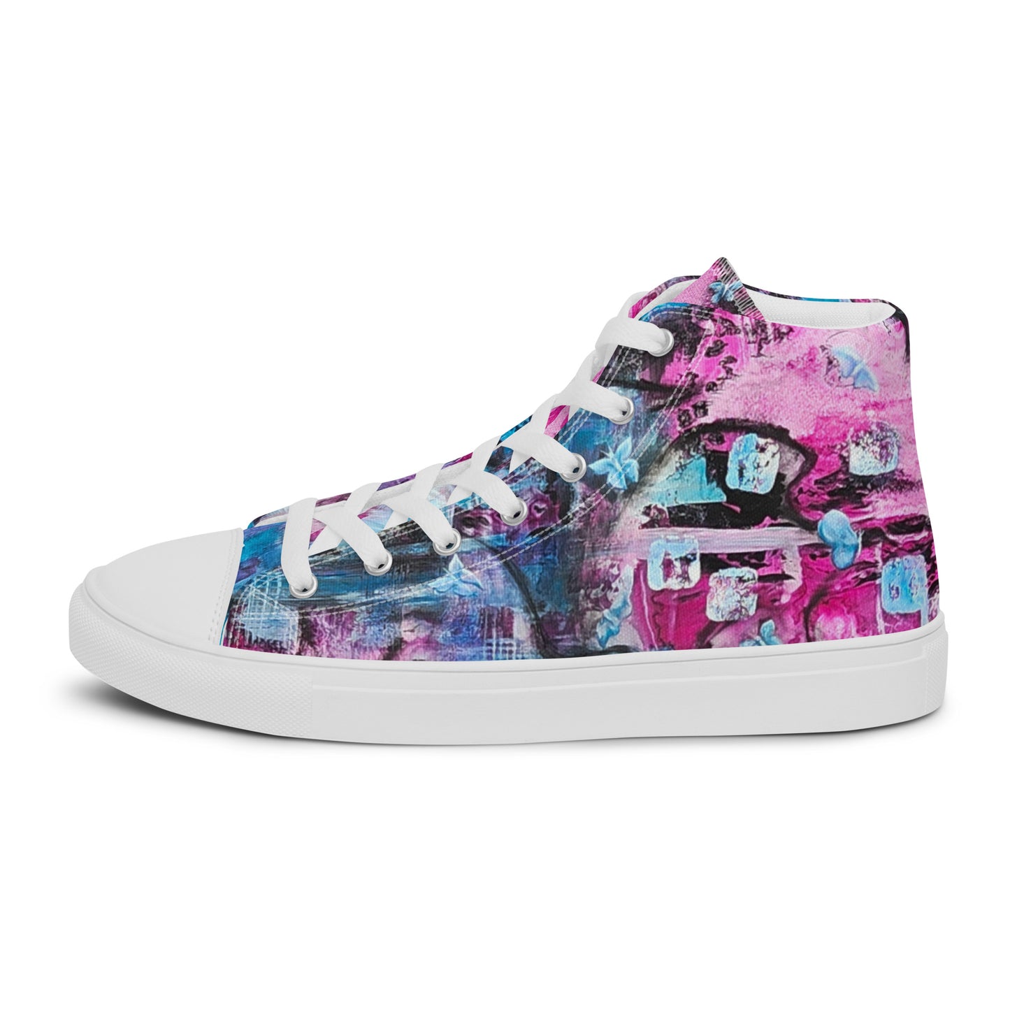 Men's High Top - Pink Lady