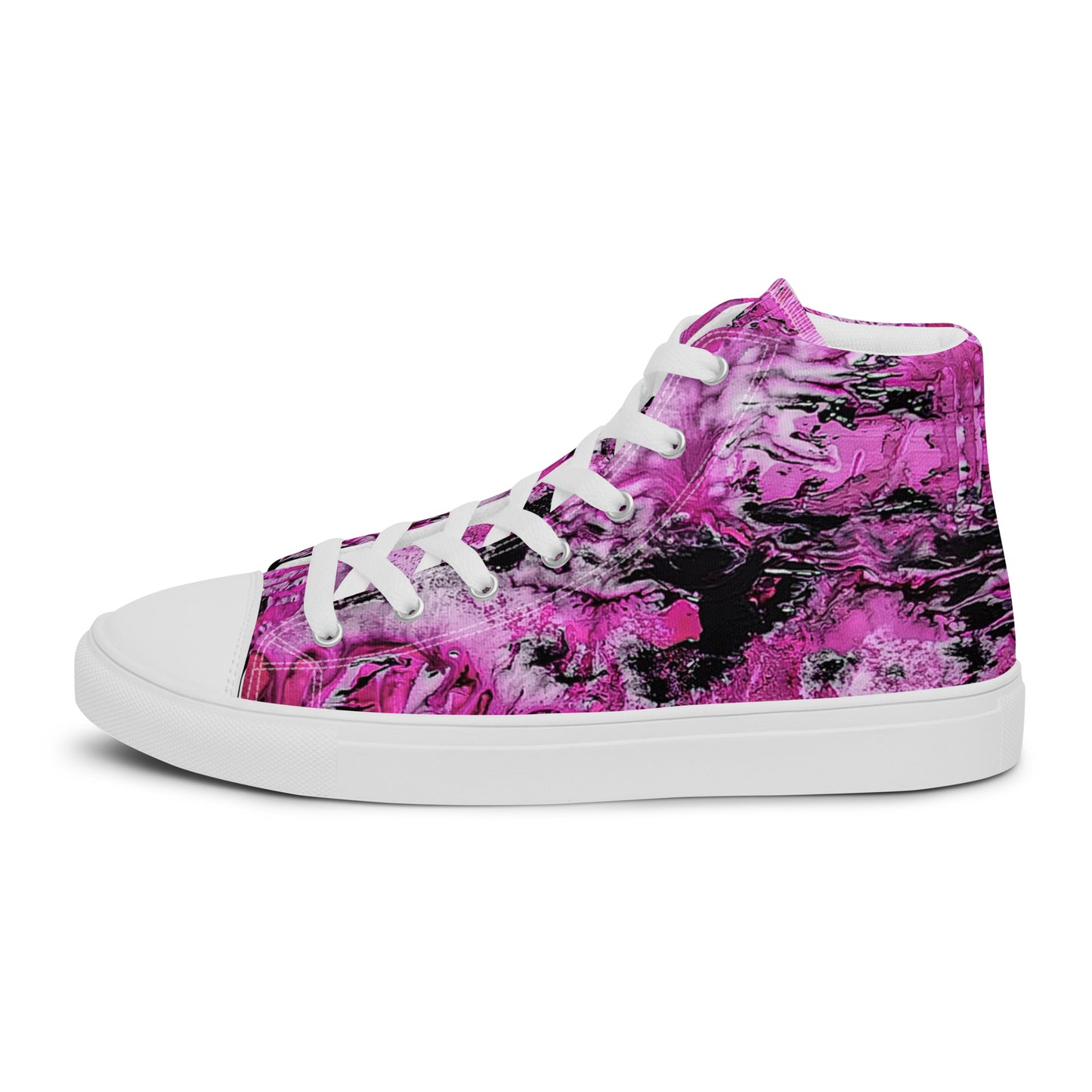 Men’s High Top - Pink Marble