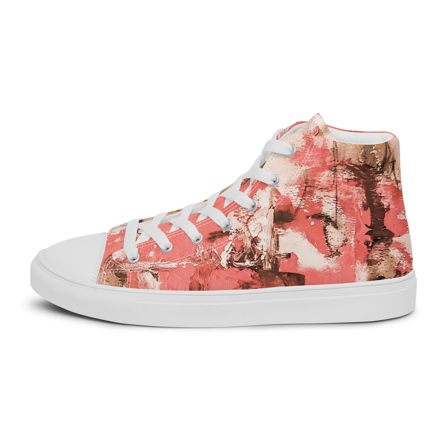 Men’s High Top - Mismatch Peach