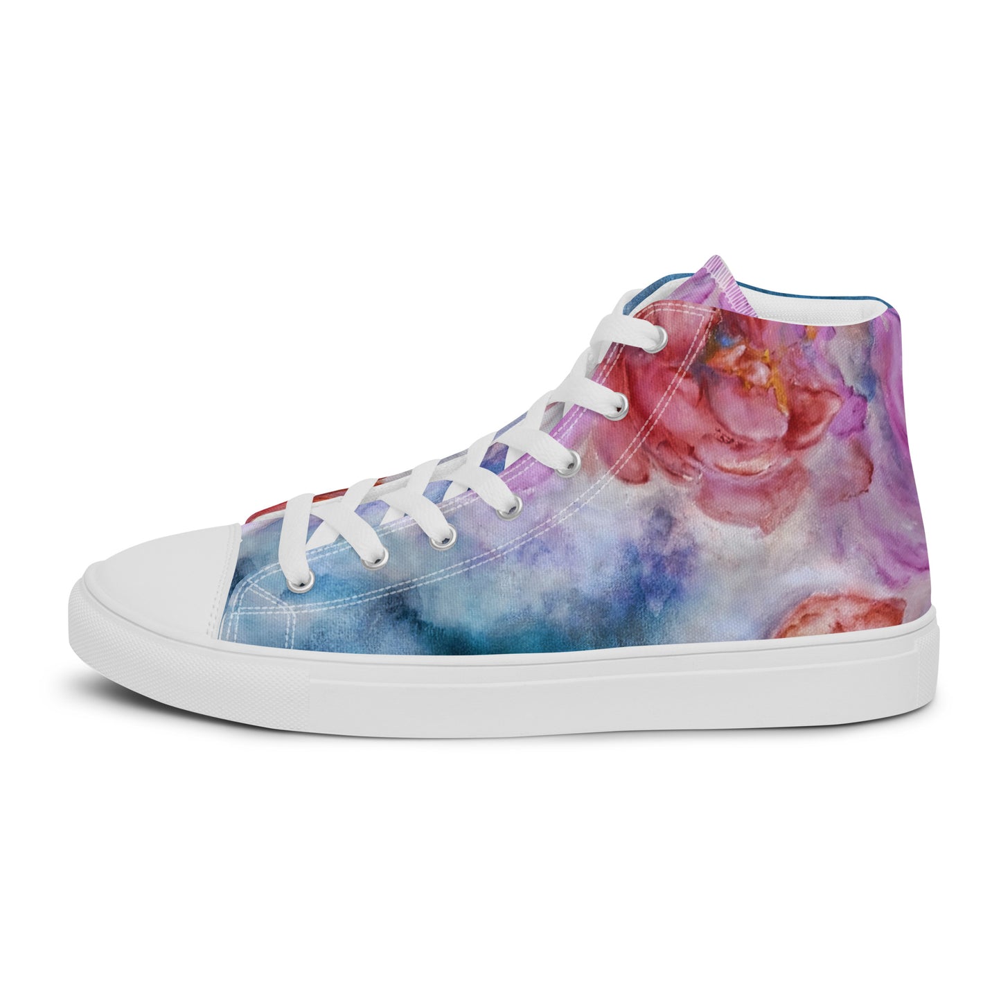 Men’s High Top - Flower Ink