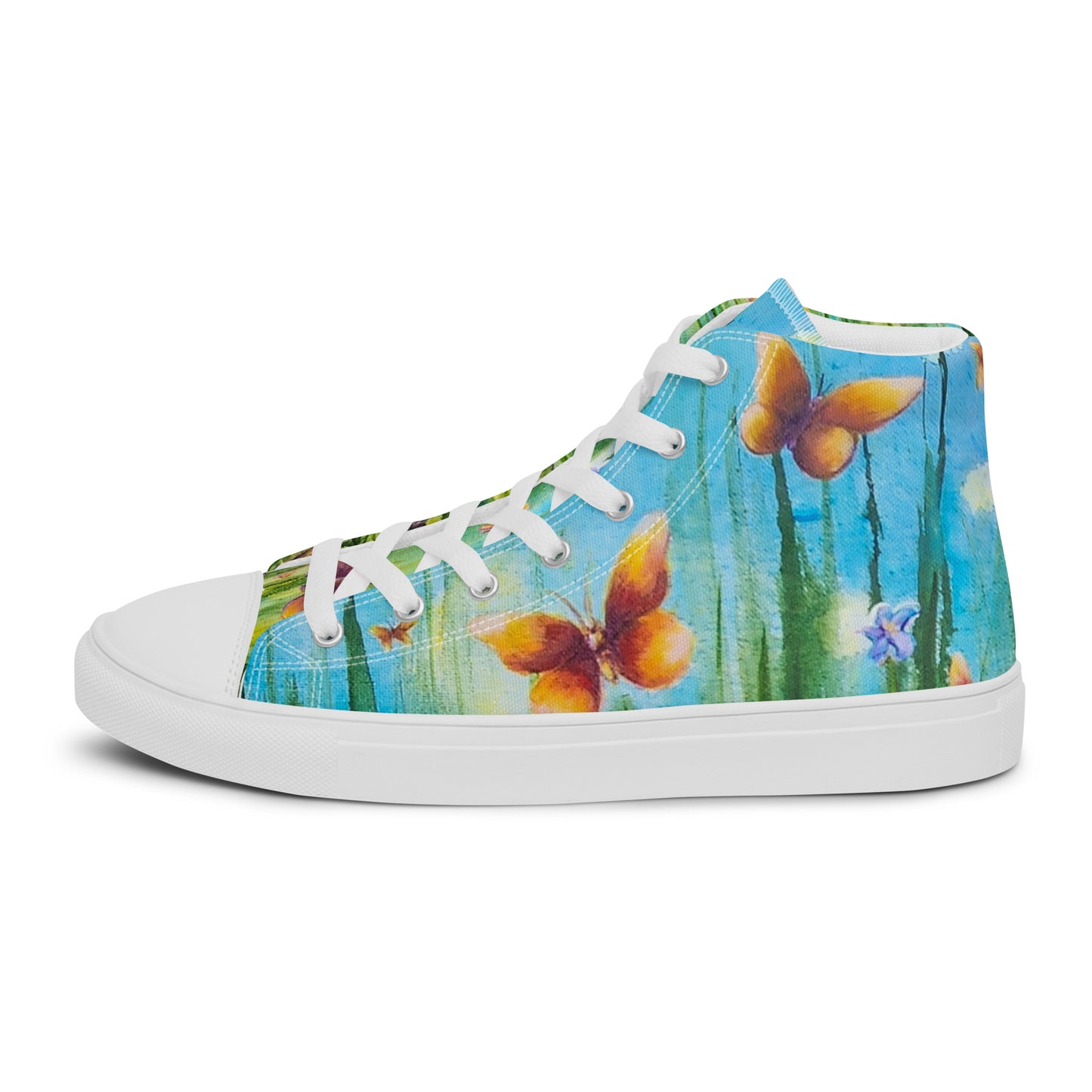 Men’s High Top - Butterfly Summer