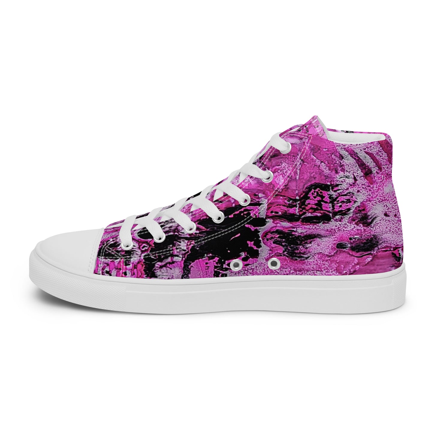 Men’s High Top - Pink Marble