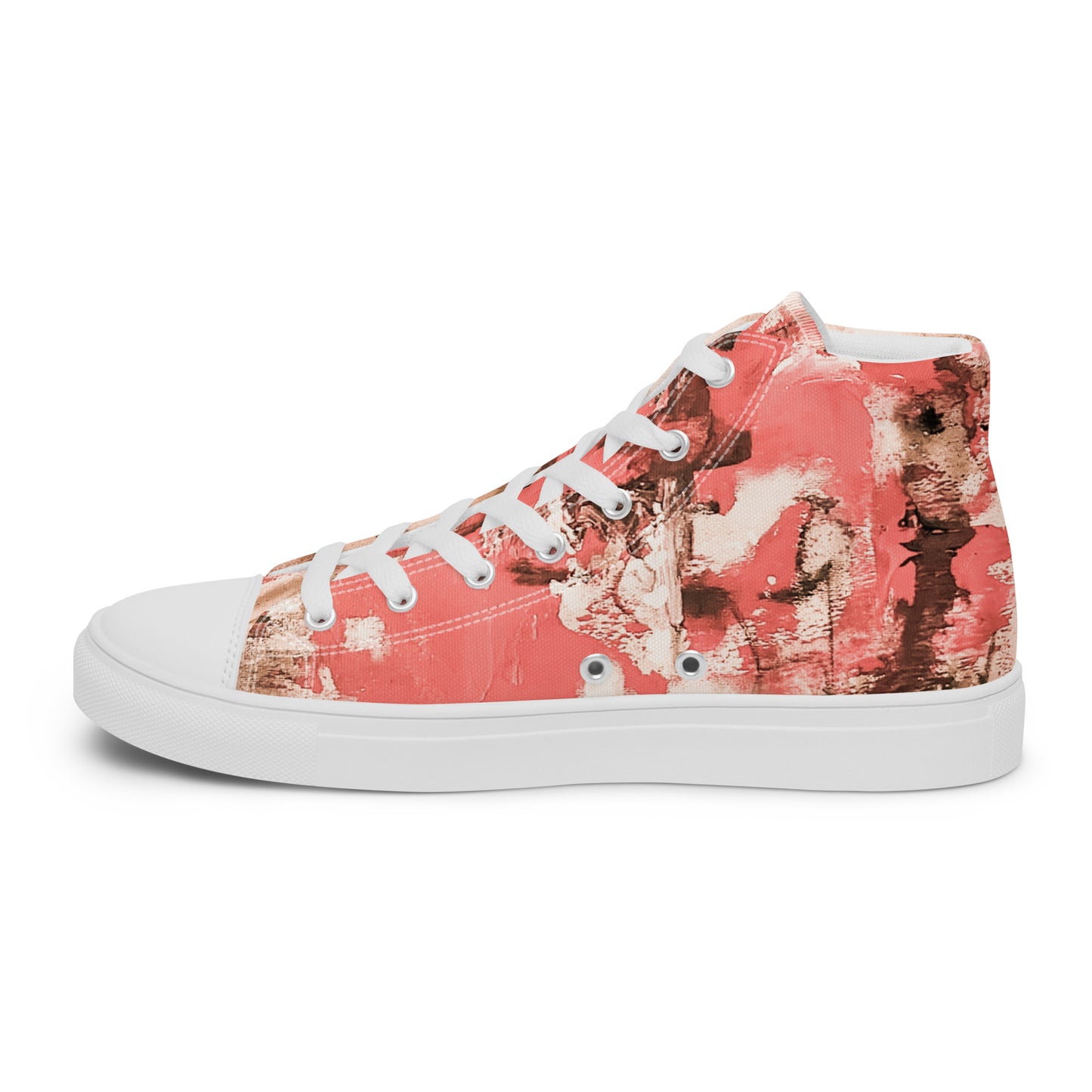 Men’s High Top - Mismatch Peach