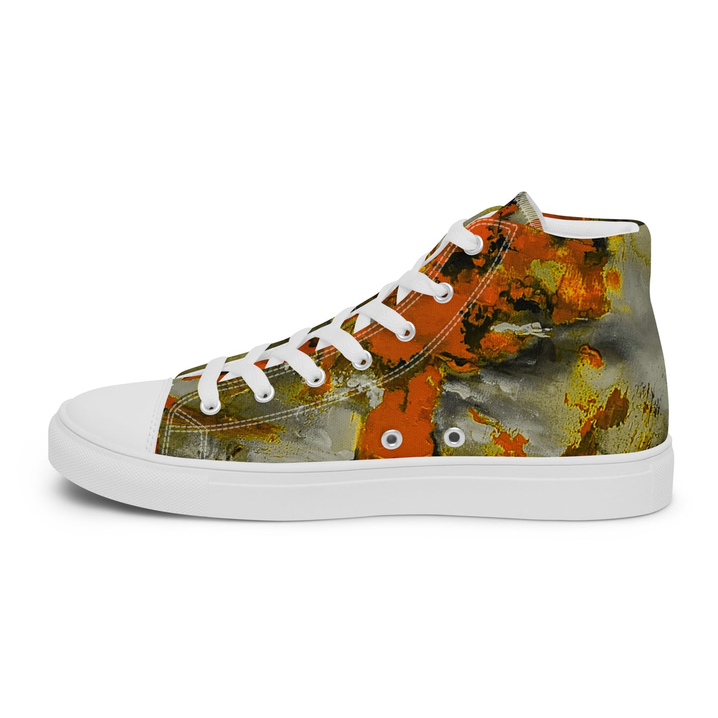 Men’s High Top - Mismatch Orange