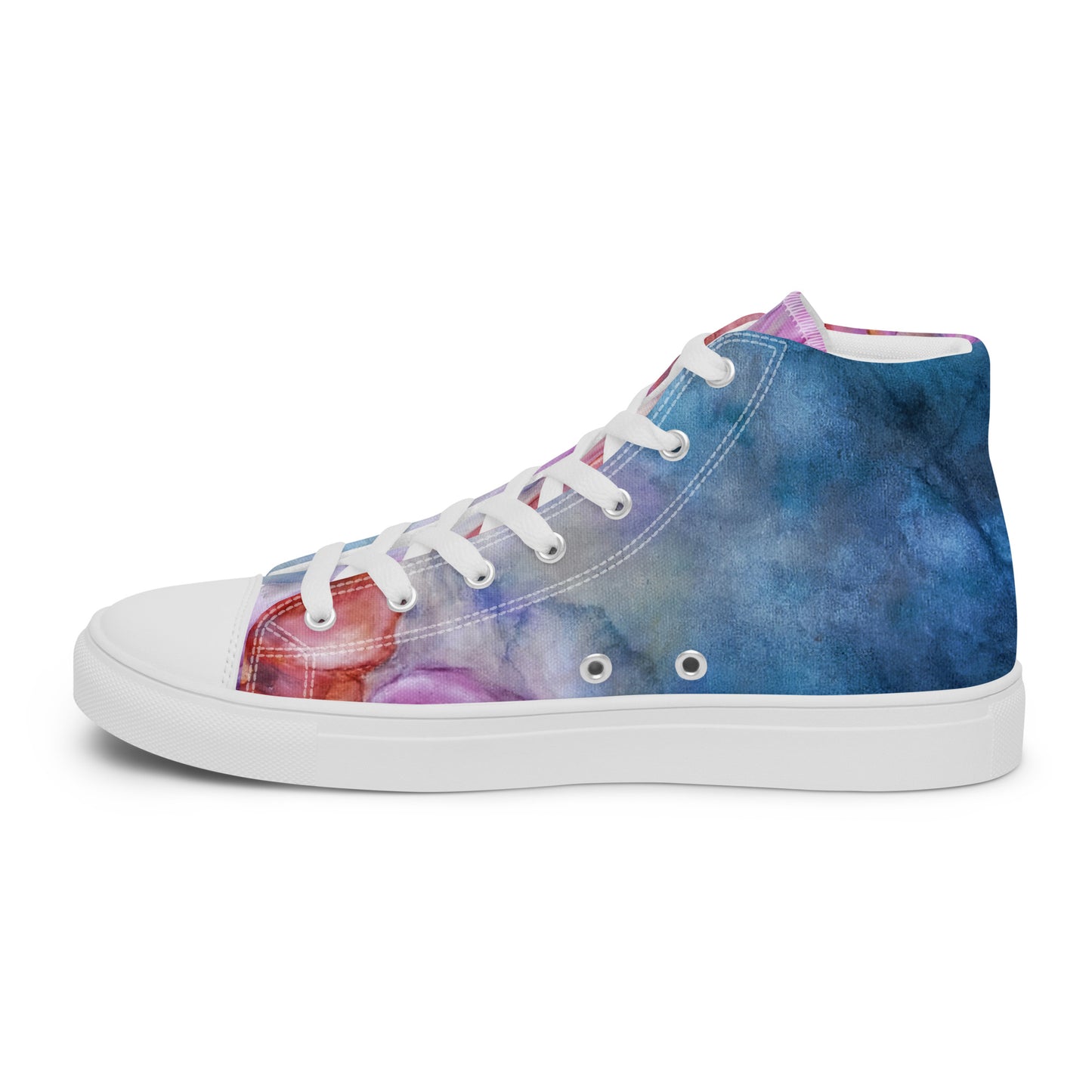 Men’s High Top - Flower Ink