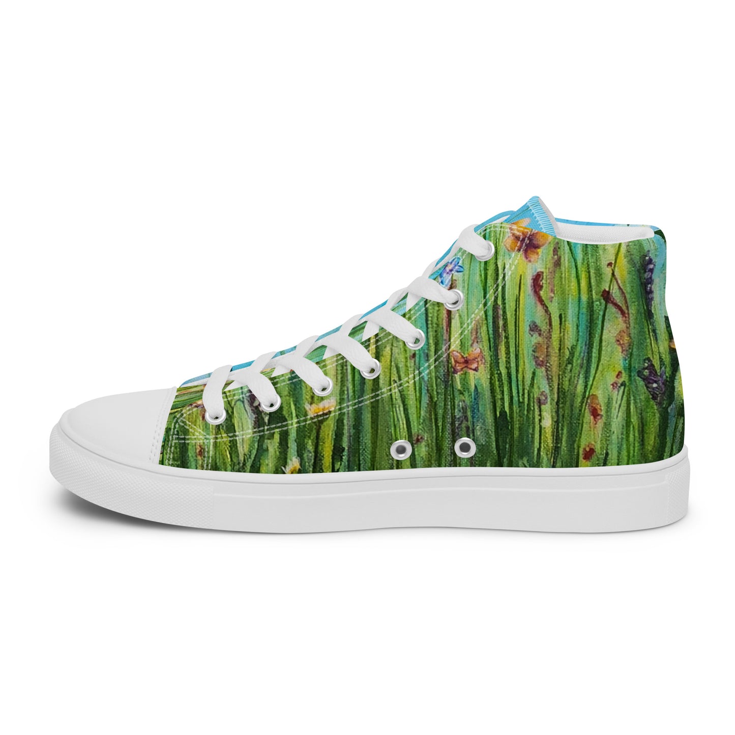 Men’s High Top - Butterfly Summer