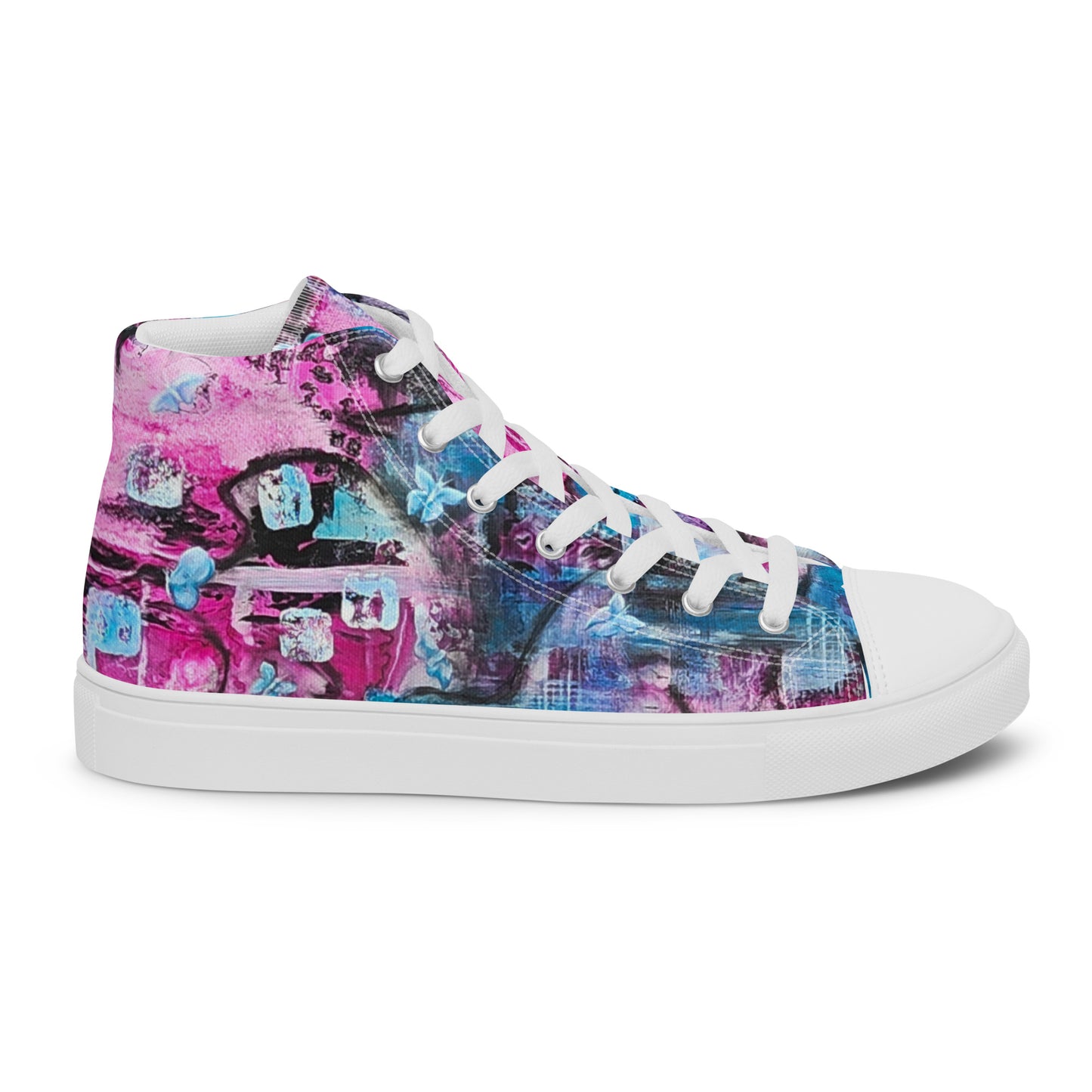 Men's High Top - Pink Lady