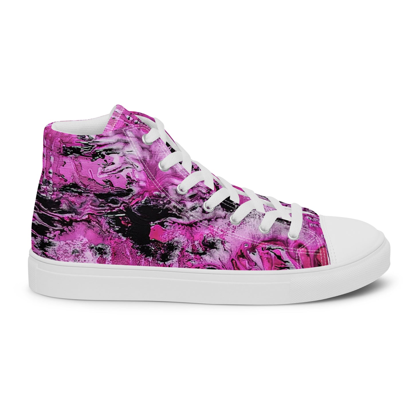 Men’s High Top - Pink Marble