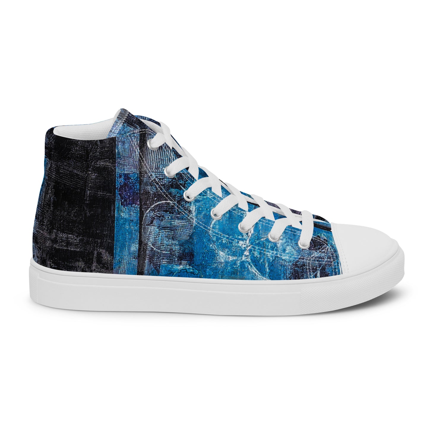 Men’s High Top - Geo Blue