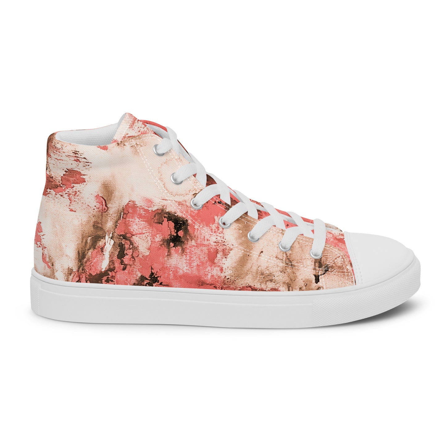 Men’s High Top - Mismatch Peach