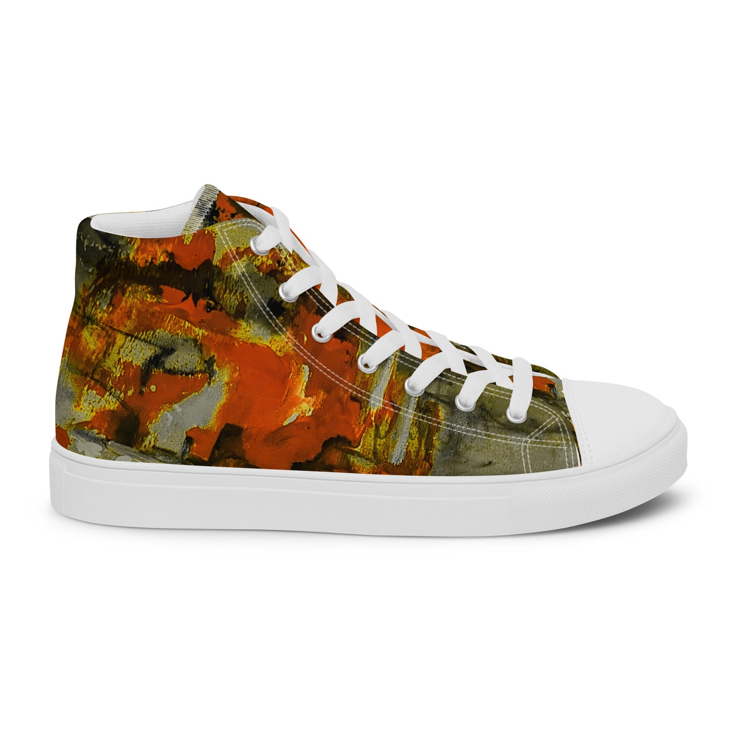 Men’s High Top - Mismatch Orange