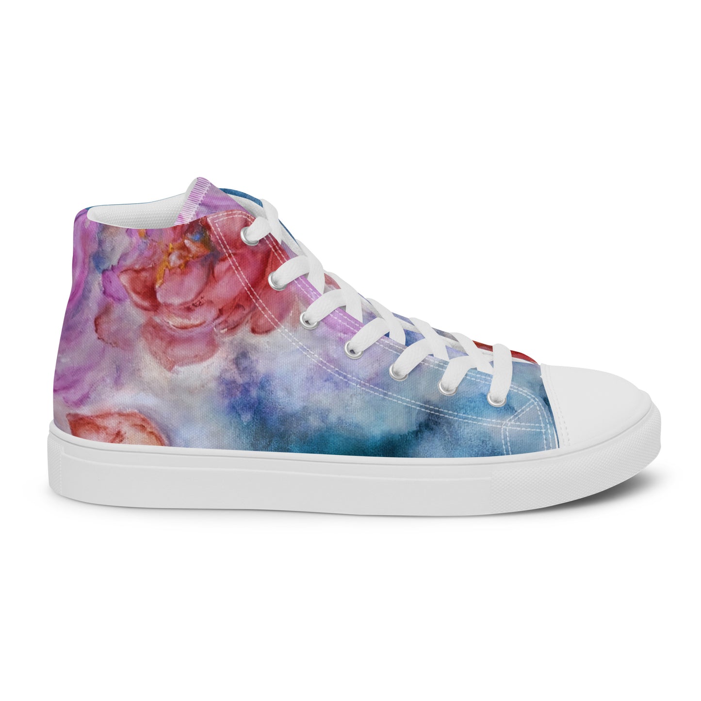 Men’s High Top - Flower Ink