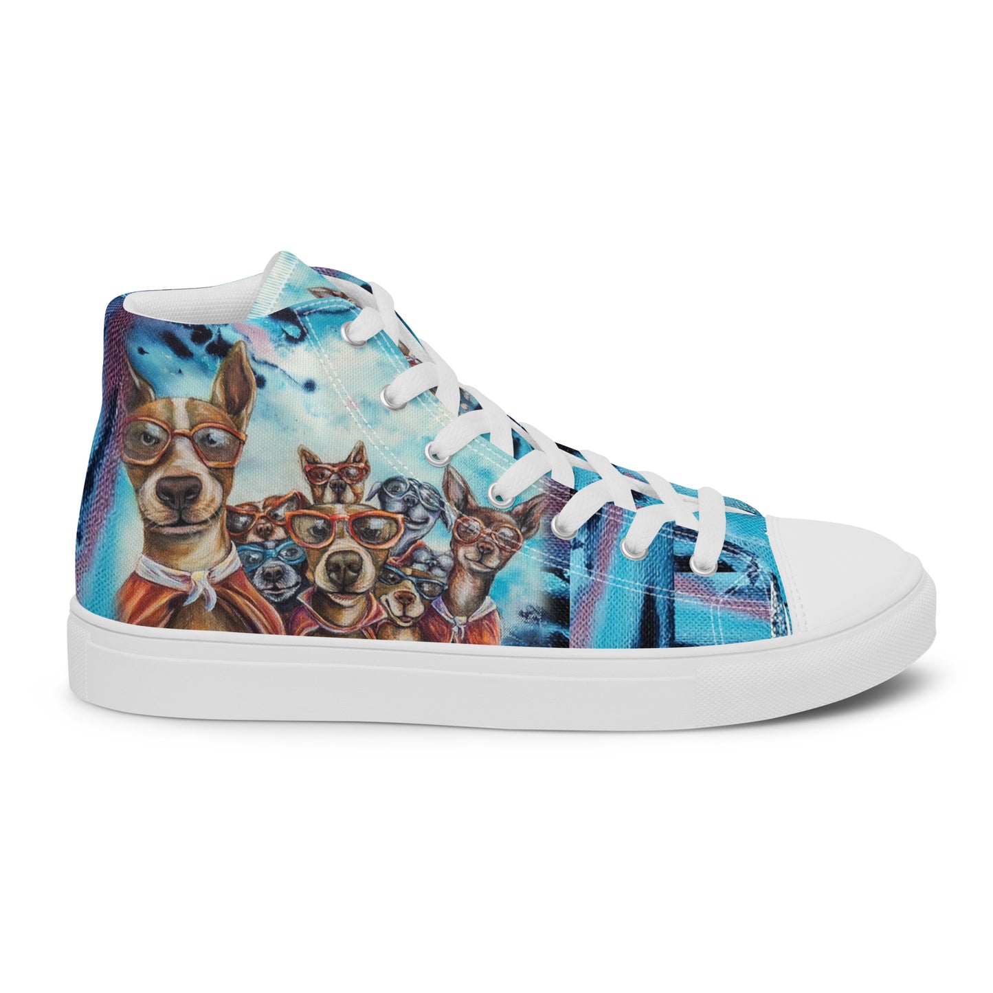 Men’s High Top - Superhero Dogs