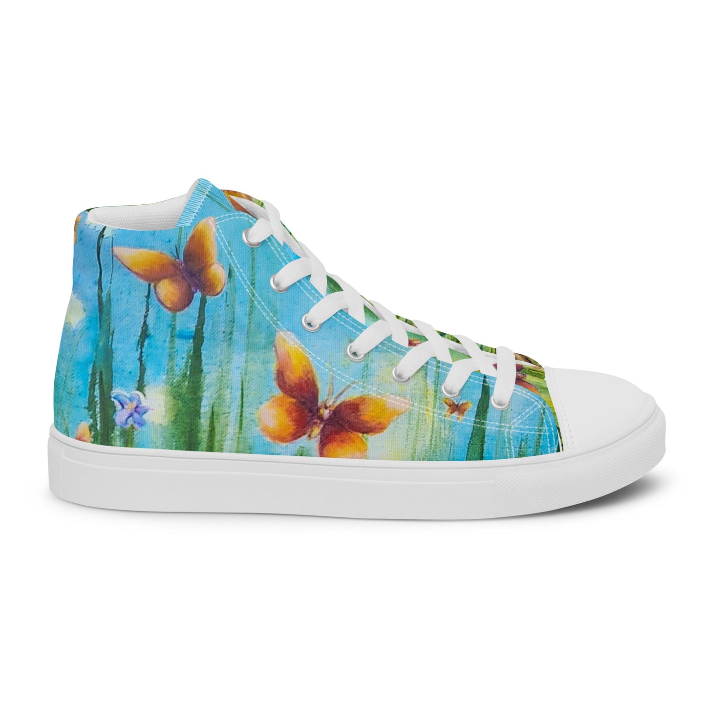 Men’s High Top - Butterfly Summer