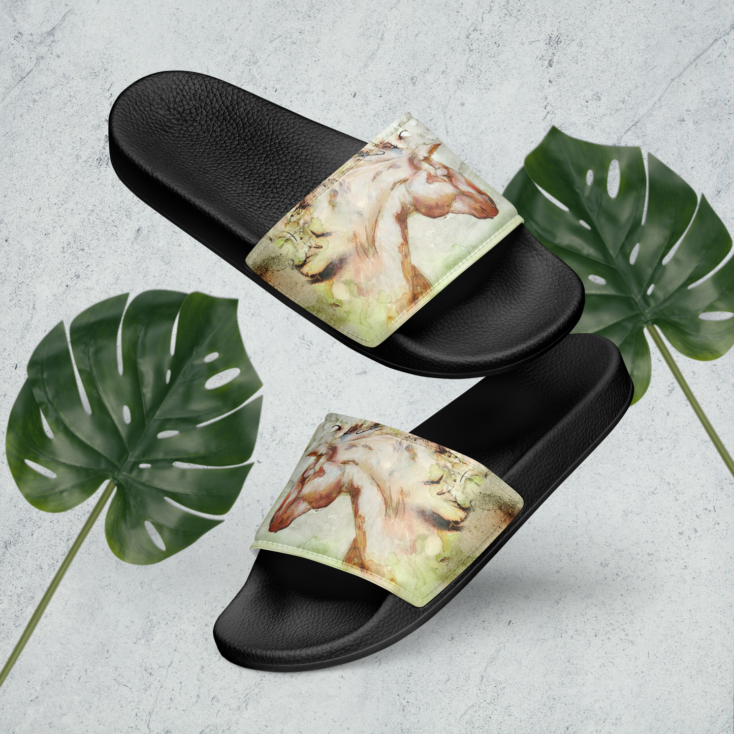 Men’s Slides Equine Ink