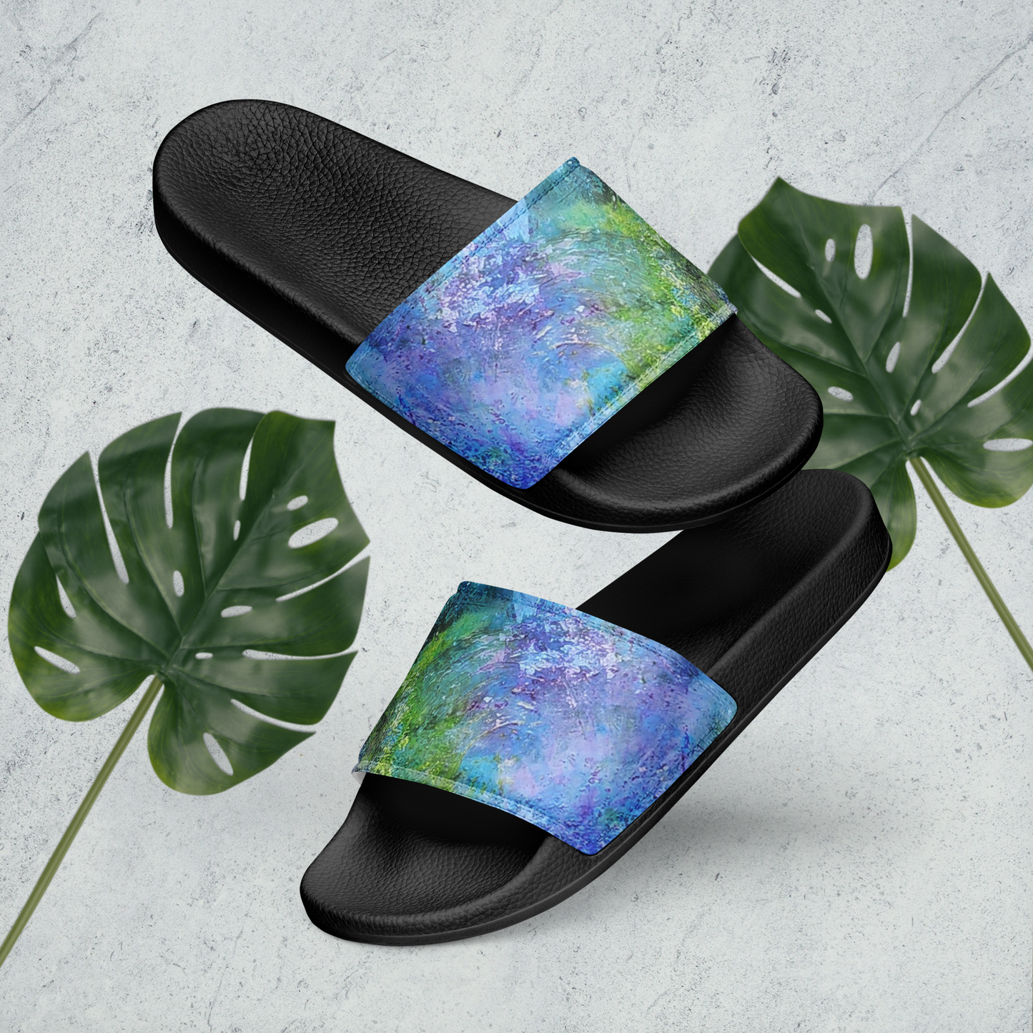 Men’s Slides Ice Cream Forest