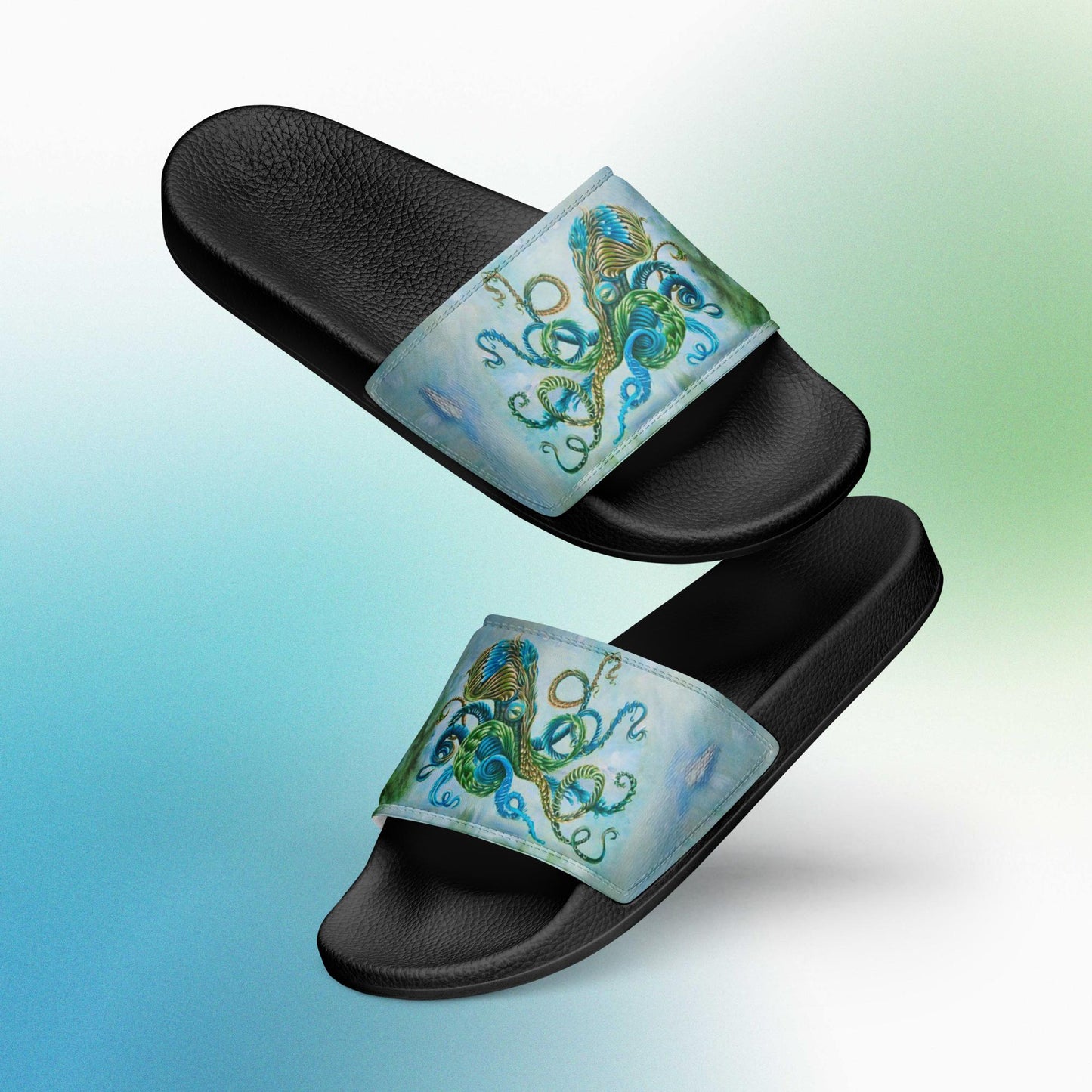 Men’s slides - Nature Octopus