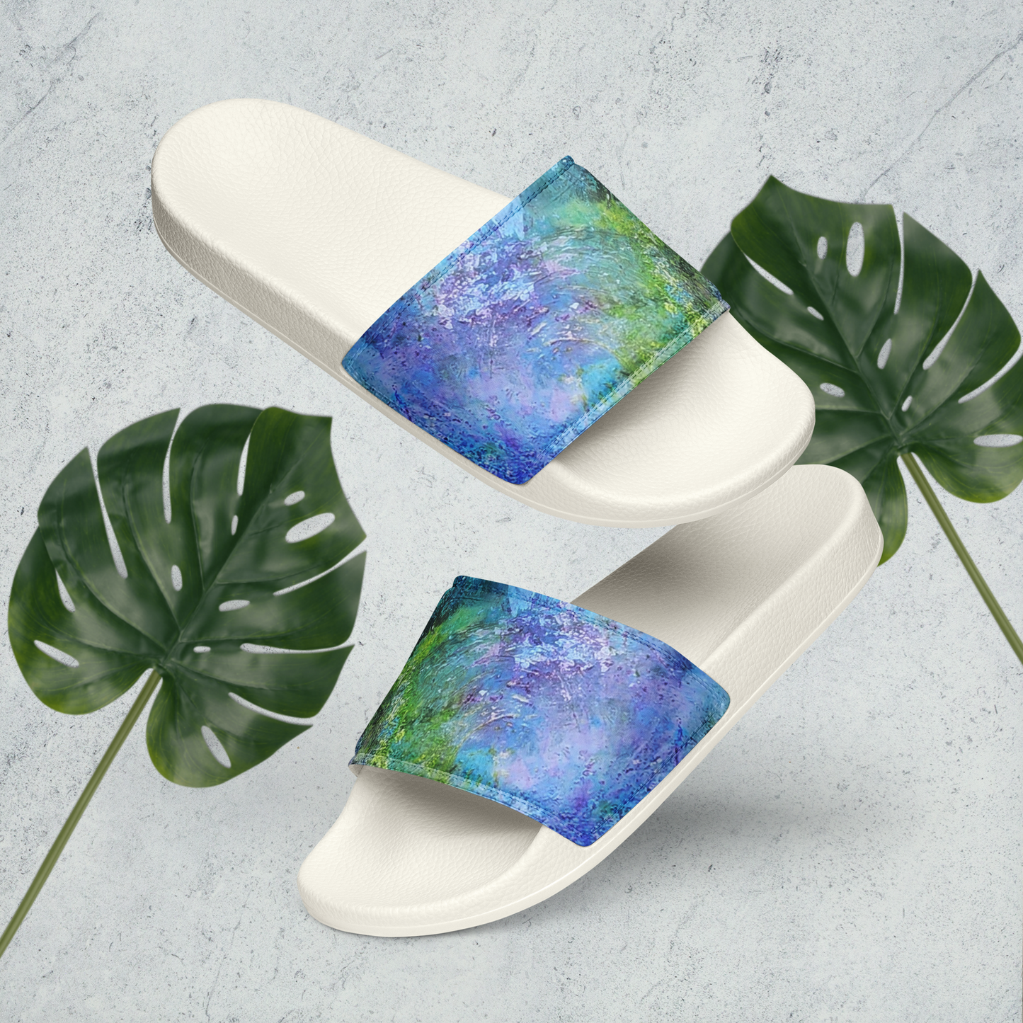 Men’s Slides Ice Cream Forest