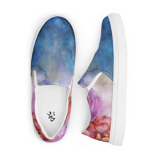 Men’s slip-on Flower Ink