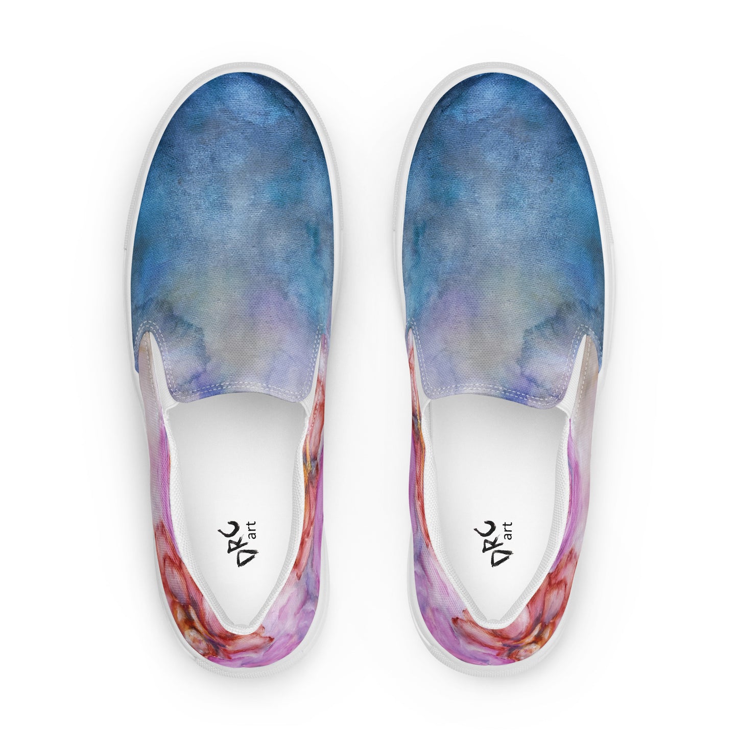 Men’s slip-on Flower Ink