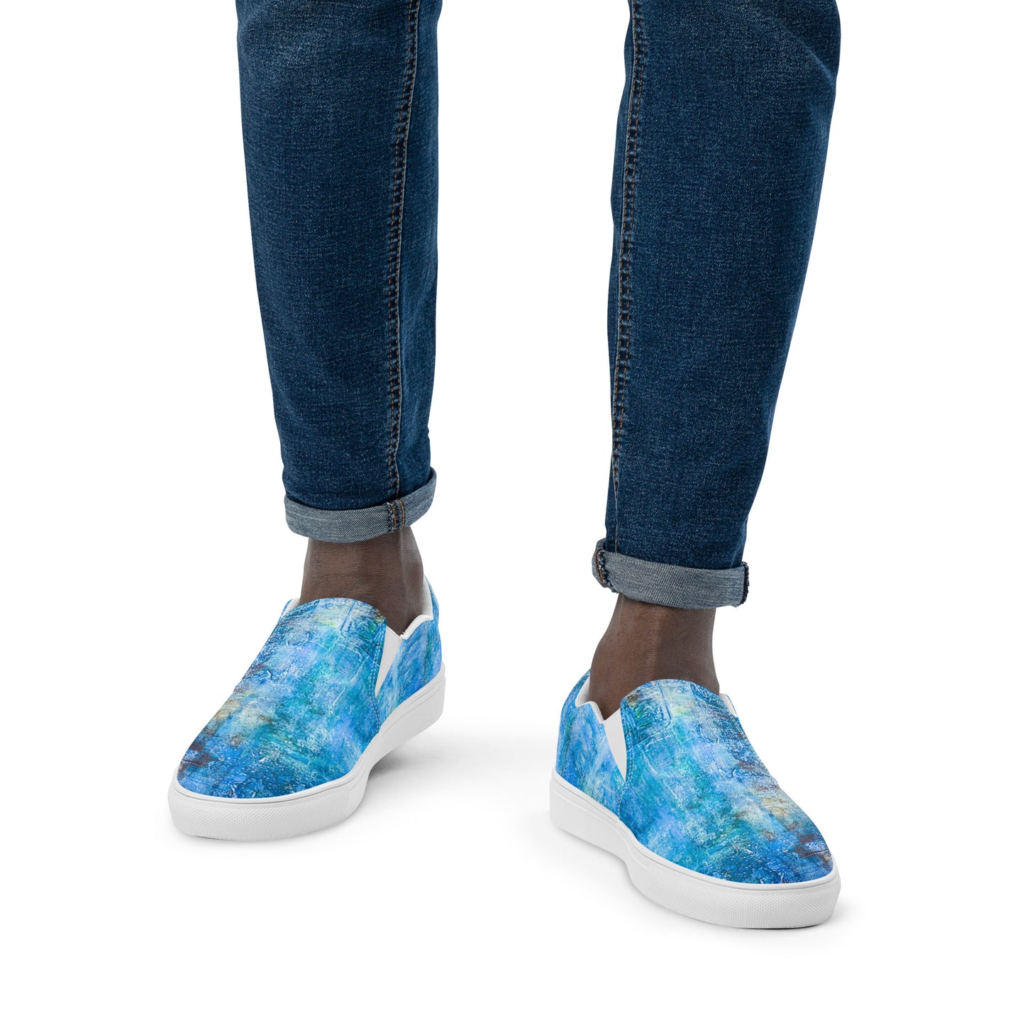 Men’s slip-on Bright Earth Blue