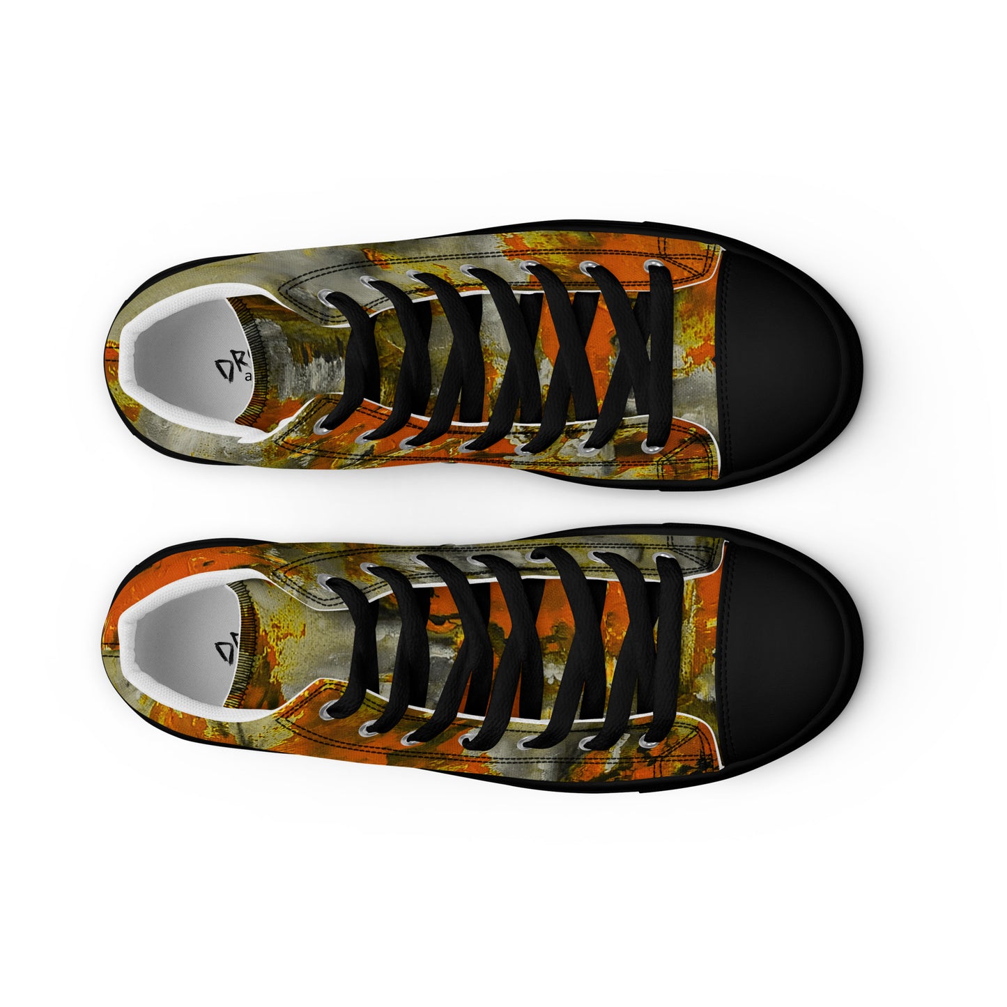 Womyn's High Top - Mismatch Orange