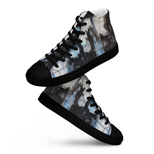 Womyn's High Top - Blue Inside-Out