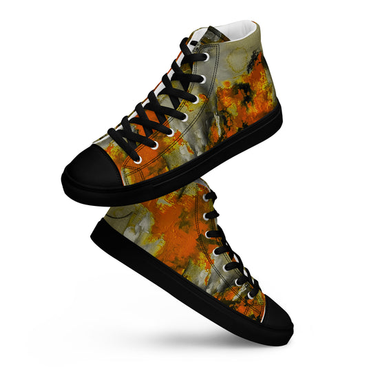 Womyn's High Top - Mismatch Orange