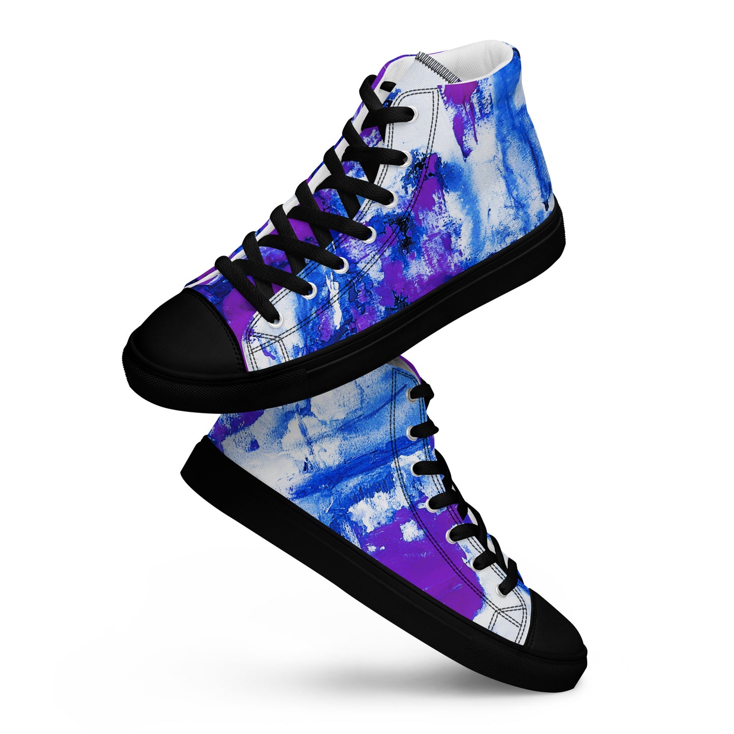 Womyn's High Top - Mismatch Purple