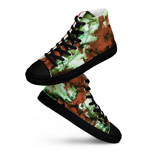 Womyn's High Top - Mismatch Green