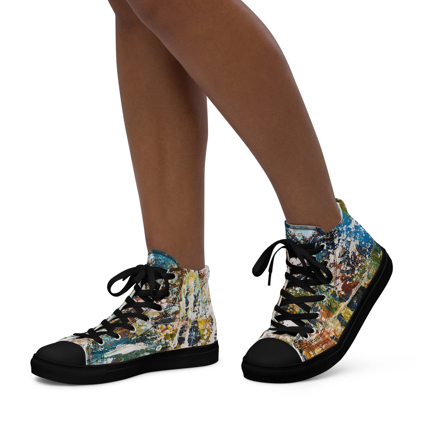 Womyn's High Top - Painted Earth 4