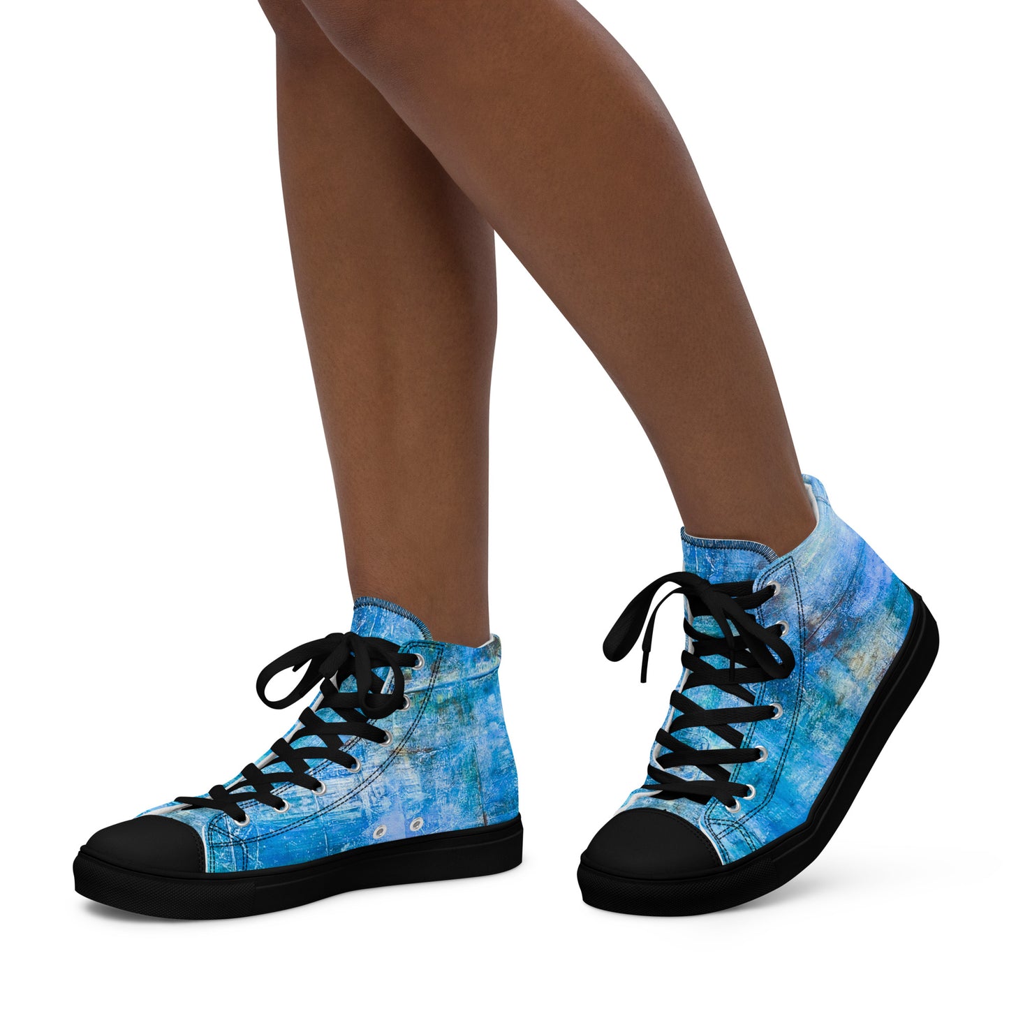 Womyn’s High Top -  Bright Earth Blue