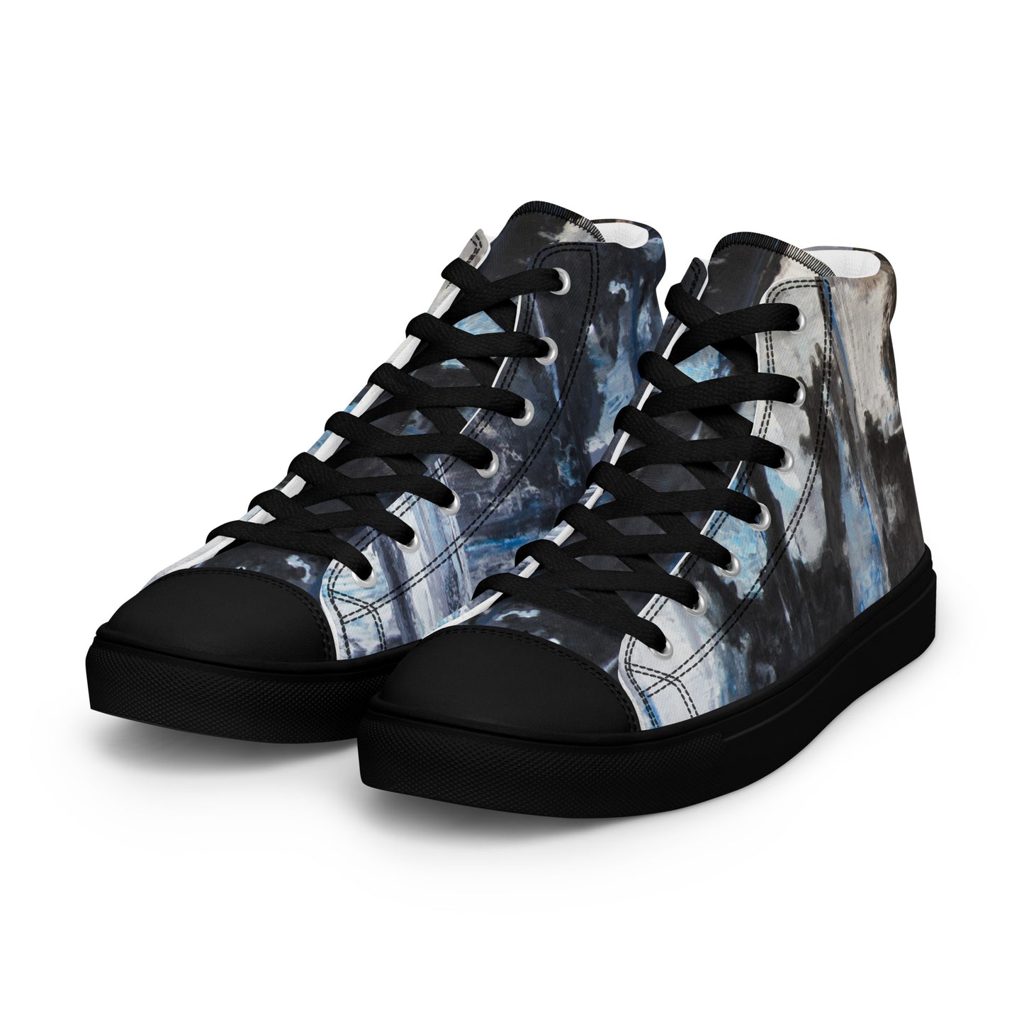 Womyn's High Top - Blue Inside-Out