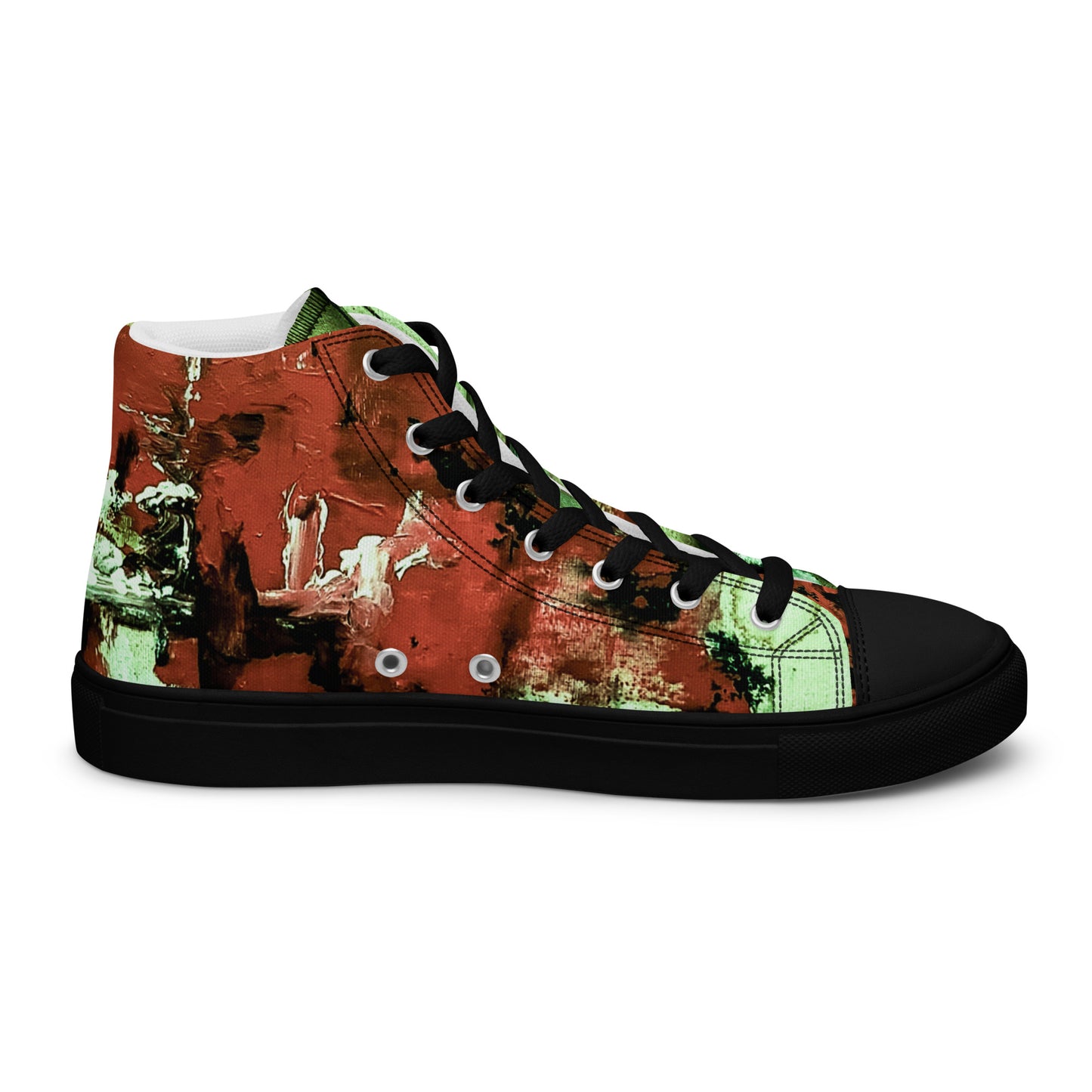 Womyn's High Top - Mismatch Green