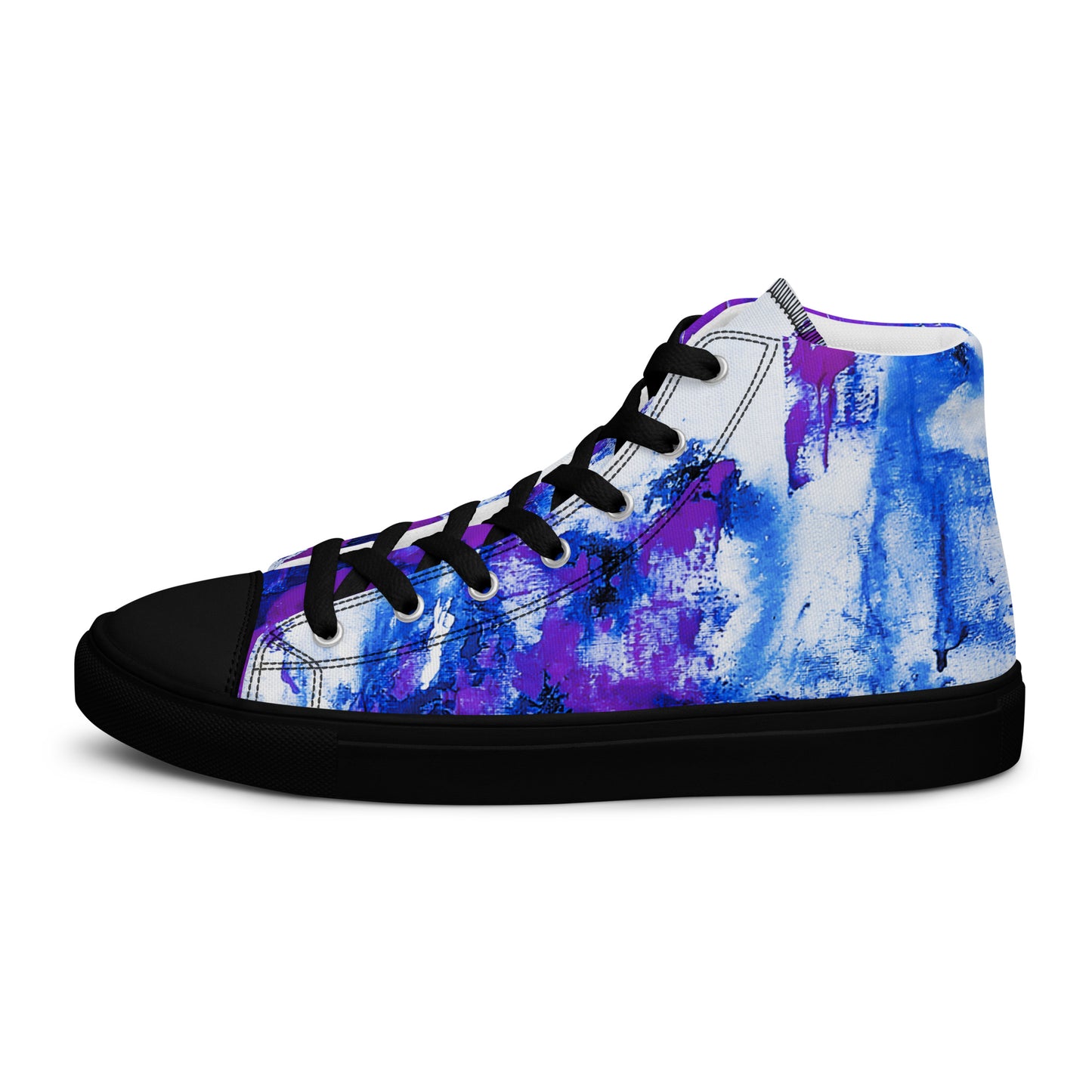 Womyn's High Top - Mismatch Purple