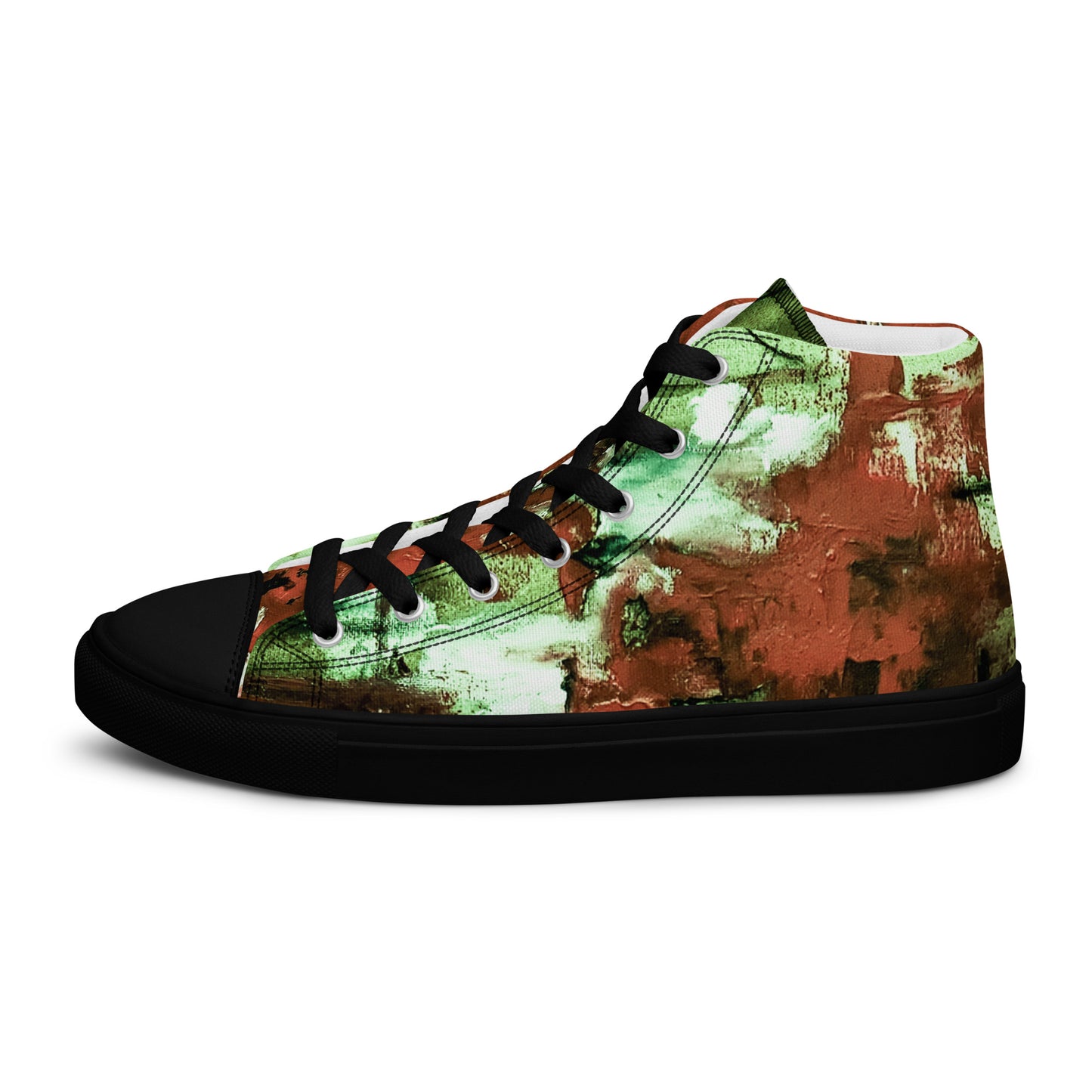 Womyn's High Top - Mismatch Green