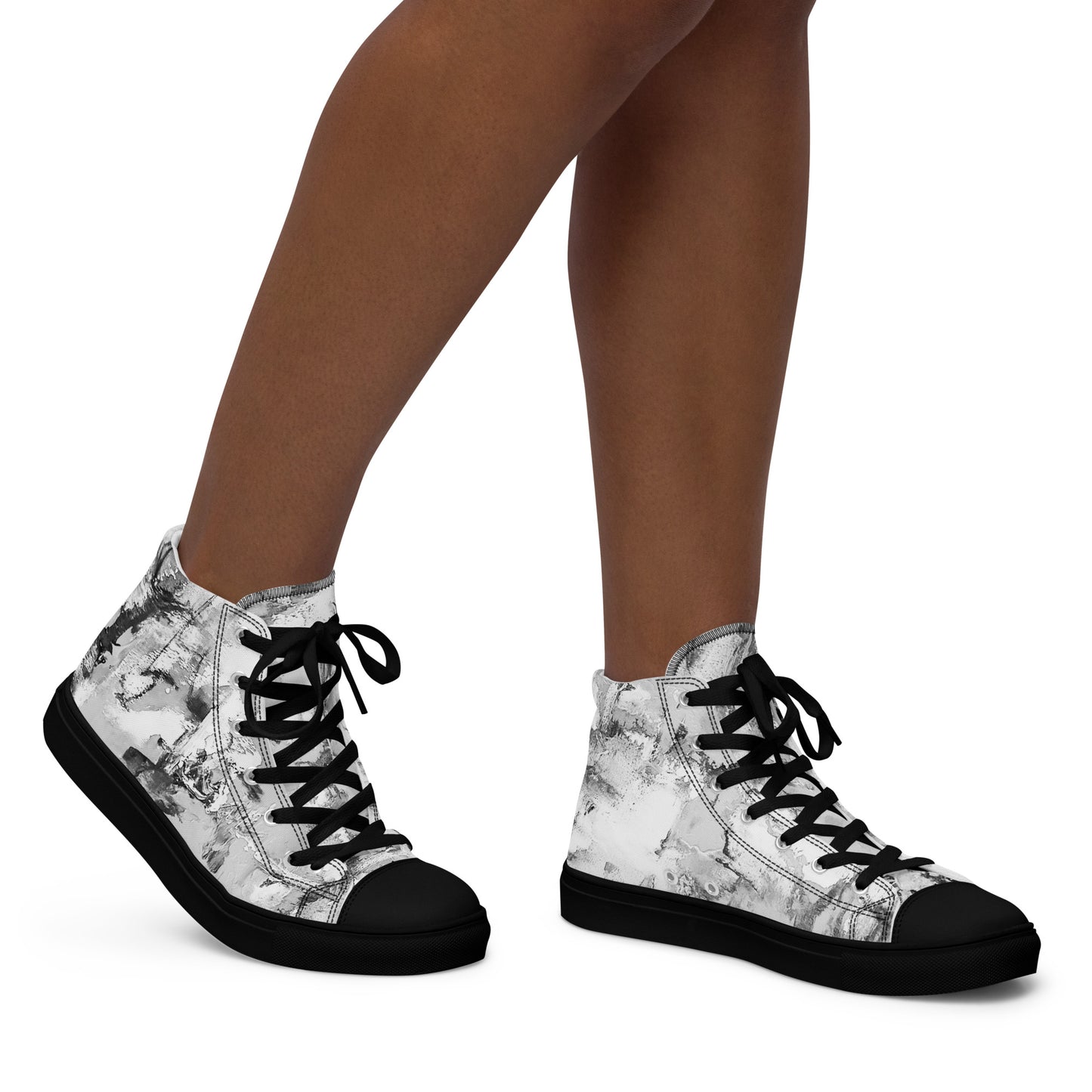 Womyn's High Top - Mismatch Grey