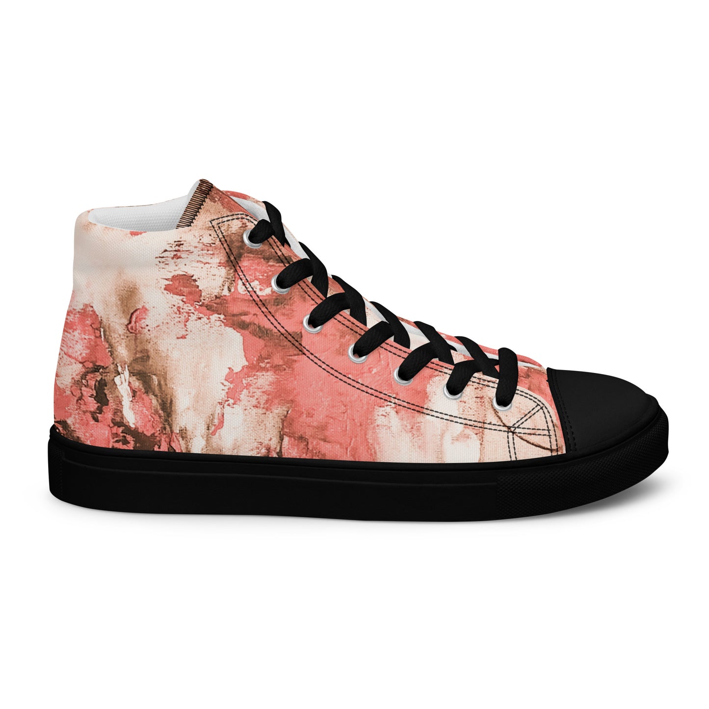 Womyn's High Top - Mismatch Peach