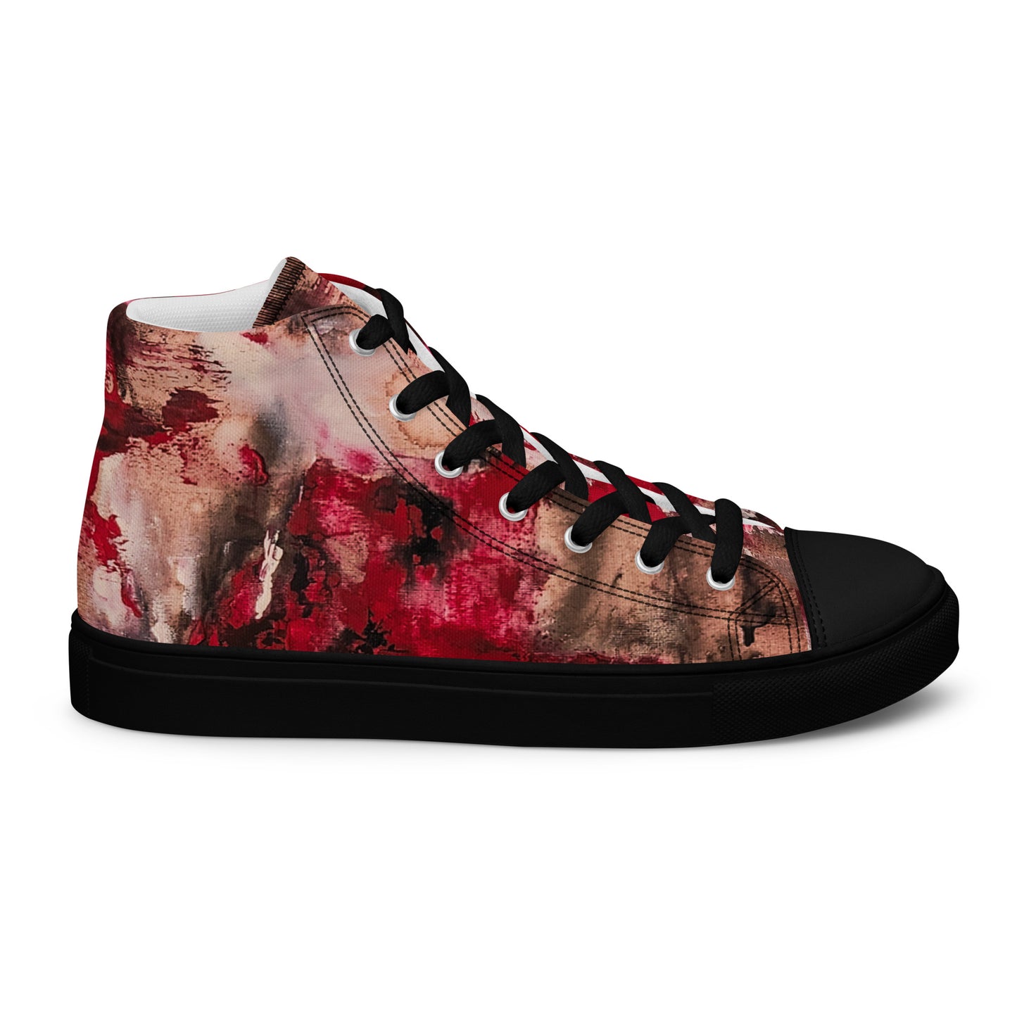 Womyn's High Top - Mismatch Red