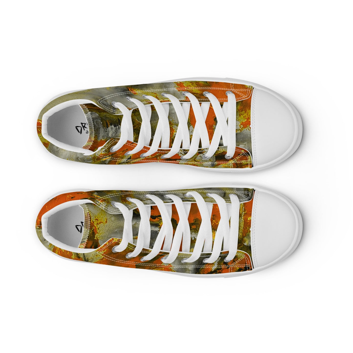 Womyn's High Top - Mismatch Orange