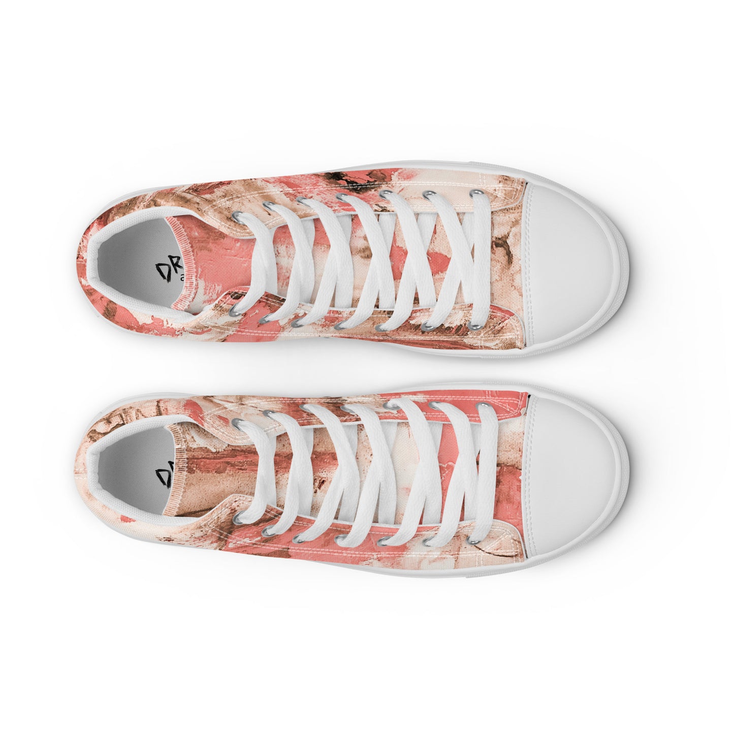 Womyn's High Top - Mismatch Peach