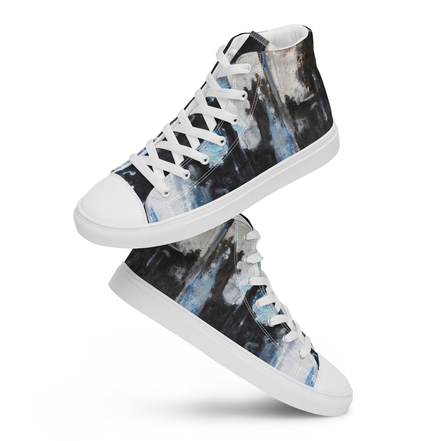 Womyn's High Top - Blue Inside-Out