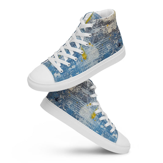 Womyn's High Top - Denim Scrape