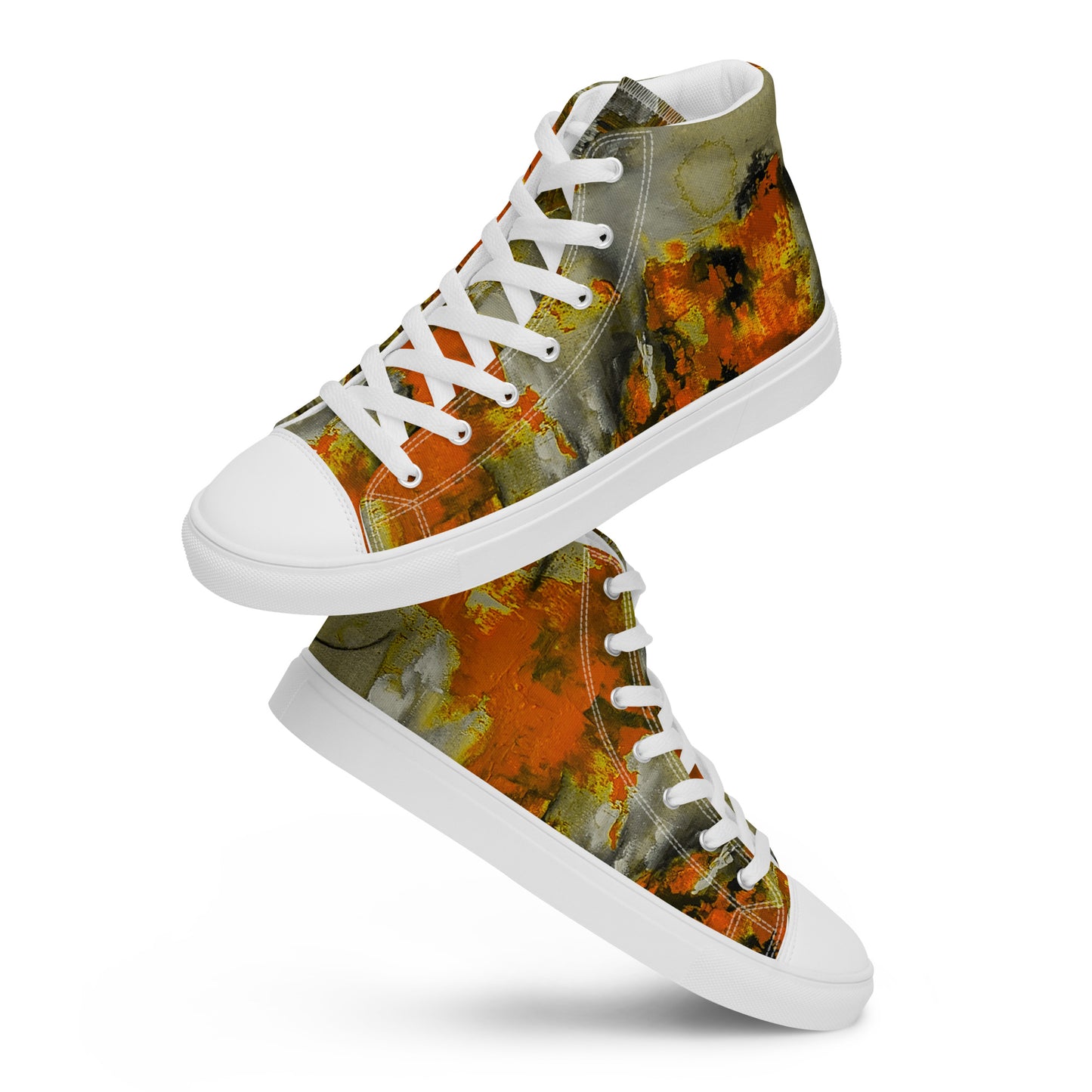 Womyn's High Top - Mismatch Orange