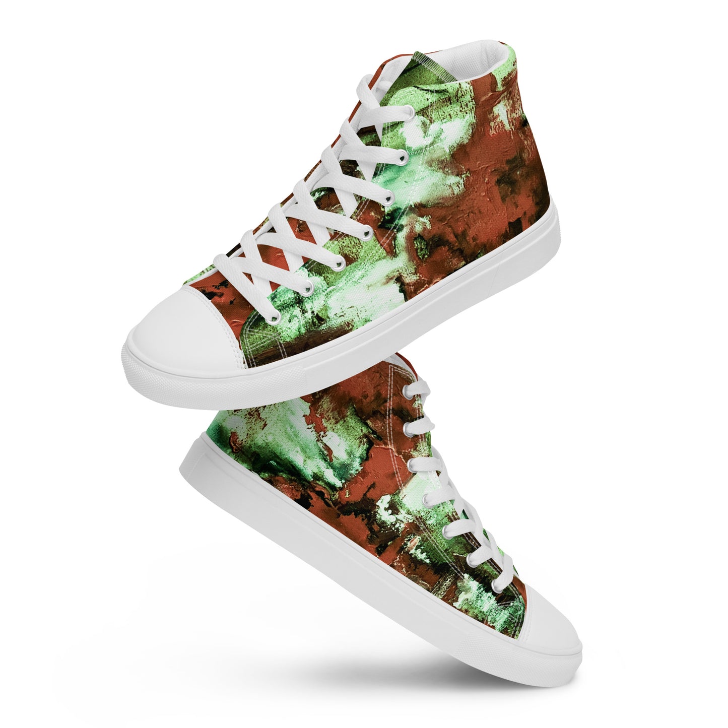 Womyn's High Top - Mismatch Green