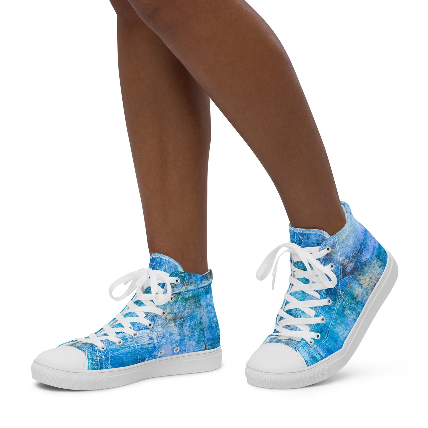 Womyn’s High Top -  Bright Earth Blue