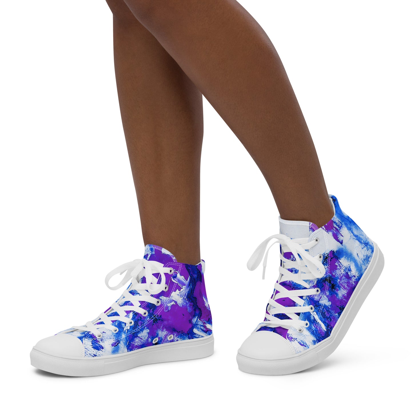 Womyn's High Top - Mismatch Purple