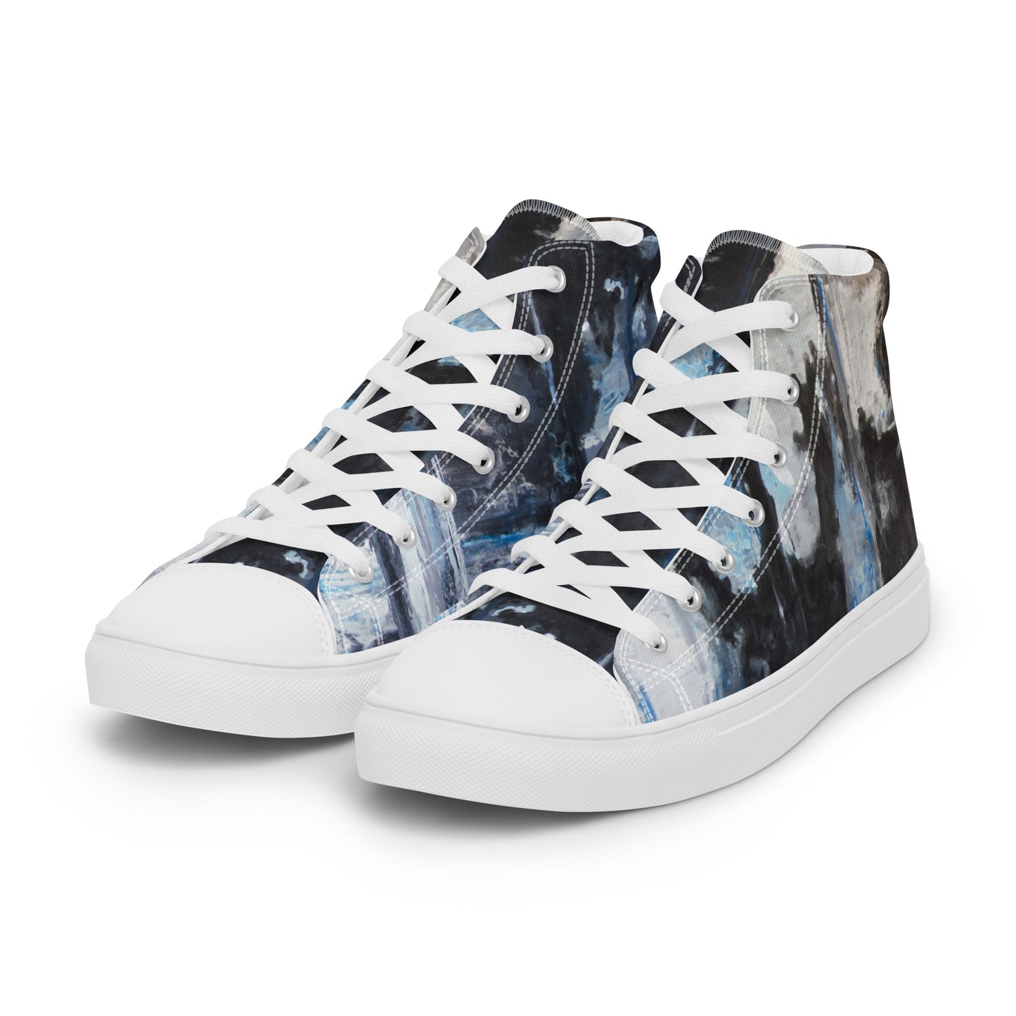 Womyn's High Top - Blue Inside-Out