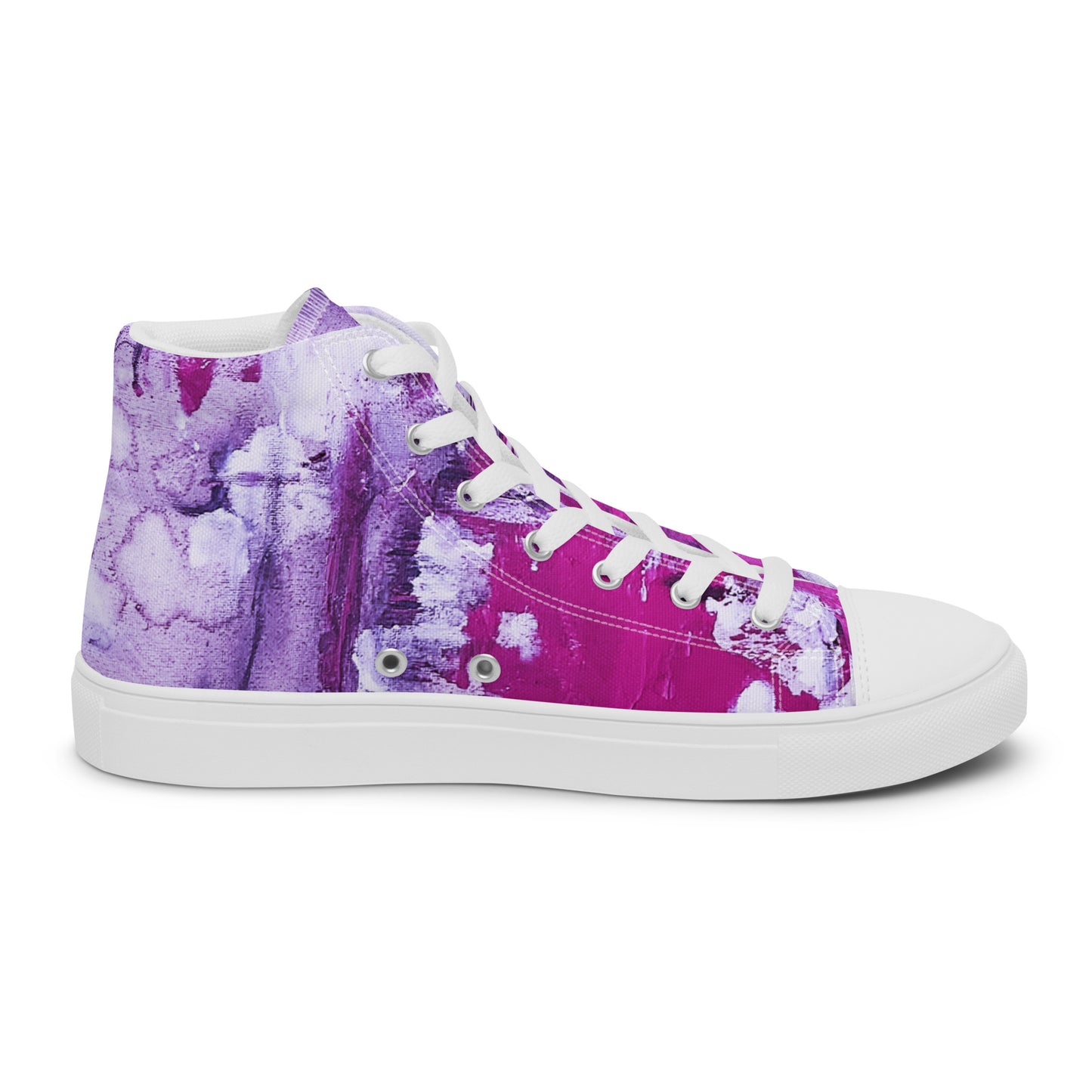 Womyn's High Top - Mismatch Pink