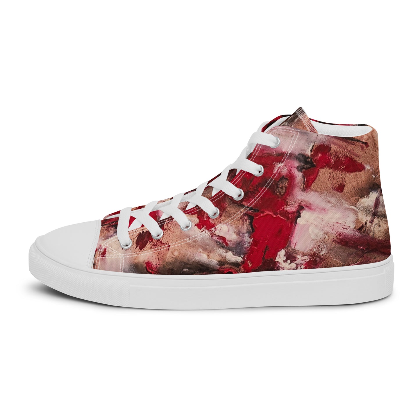 Womyn's High Top - Mismatch Red